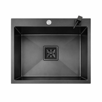 Cuba Gourmet Quadrada Aço Inox 60x40cm Black - Construinox